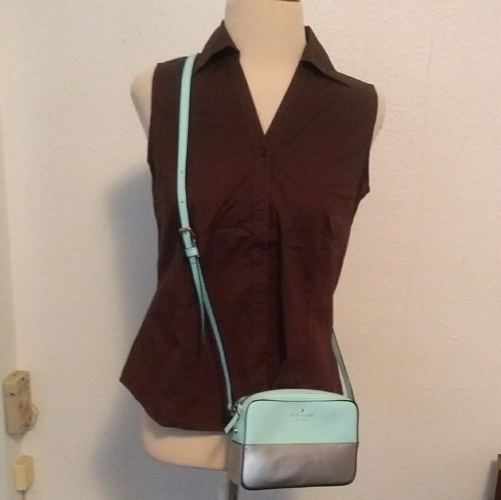 Kate Spade NY Mini Leather Crossbody Bag. - Picture 2 of 6